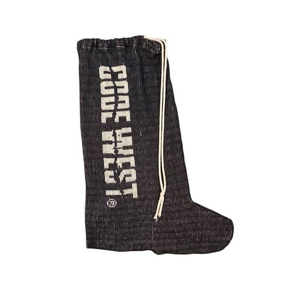 Code West Boots Christmas  Stocking - Picture 1 of 2